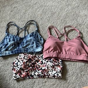 3 old navy active sports bras